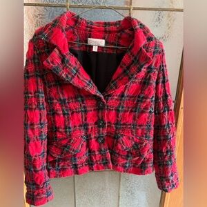 CONRAD C WOOL BLEND BLAZER 18.5” PTP